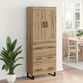 vidaXL Highboard 2 pcs Artisan Oak 69,5 x 34 x 180 εκ.