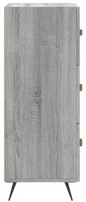 vidaXL Ντουλάπι Γκρι Sonoma 34,5x34x90 εκ. από Επεξεργασμένο Ξύλο