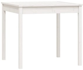 vidaXL Σετ Επίπλων Bistro 3 Τεμαχίων Λευκό από Μασίφ Ξύλο Πεύκου