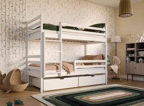 NEMO 80x200 white bunk bed Lano Furniture