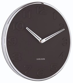 Ρολόι Τοίχου KA5759BK 30cm New Original Black Karlsson Metal