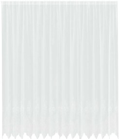vidaXL Κουρτίνες με κουρτίνες Λευκό 400 x 260 εκ. Πολυεστέρας
