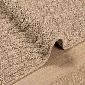 vidaXL Χαλιά χώρου Μουάρ AGIRA Φυσικό 230 x 160 εκ Πολυεστέρας