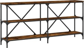 vidaXL Τραπέζι Κονσόλα Sonoma Δρυς 160x30x75 εκ. Επεξ. Ξύλο/Σίδηρος