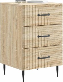 vidaXL Κομοδίνο Sonoma Δρυς 43 x 41 x 66,5 εκ. Επεξεργασμένο Ξύλο
