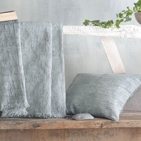 Ριχτάρι Kevya Grey Ρυθμός Τριθέσιο 180x280cm Chenille,Βαμβάκι,Polyester