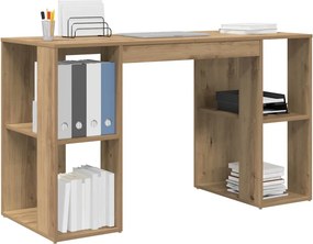 vidaXL Γραφείο Artisan Oak Επεξεργασμένο ξύλο 130 x 50.5 x 75 εκ