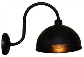 Απλίκα φωτιστικό LEICA μεταλλικό μαύρο HL-114S-1W Homelighting-77-2880-Μαύρο 77-2880
