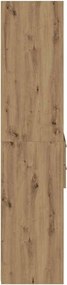 vidaXL Highboard Artisan Oak 50 x 42,5 x 185 εκ. Επεξεργασμένο ξύλο