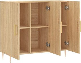vidaXL Ντουλάπι Sonoma δρυς 90x34x80 εκ. Επεξεργασμένο Ξύλο