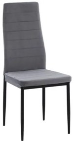 ΚΑΡΕΚΛΑ ΜΕΤΑΛΛΙΚΗ LADY HM0037.31 ΓΚΡΙ ΒΕΛΟΥΔΟ ME ΜΕΤΑΛΛΙΚΟ ΣΚΕΛΕΤΟ K/D