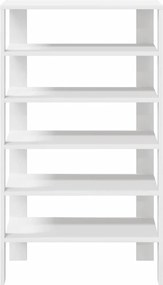 vidaXL Παπουτσοθήκη Λευκή 61x32x105 εκ. από Επεξεργασμένο Ξύλο