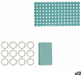 Σετ Μπάνιου Berilo Πράσινο PVC πολυαιθυλένιο EVA 28 x 42 x 6 cm (12 Μονάδες)