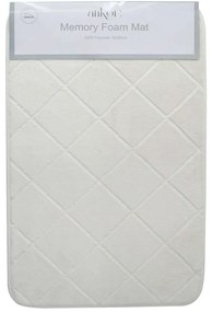 Πατάκι Μπάνιου Memory Foam 823888 50x80cm Ecru Ankor 50 X 80 50x80cm Foam