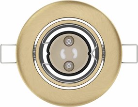 vidaXL Σποτ 12 pcs Ορείχαλκος 9 x 9 x 2.5 εκ. Μέταλλο