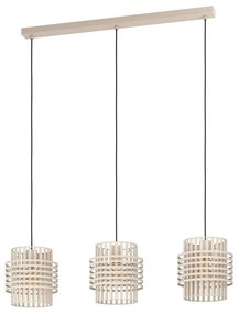 Φωτιστικό Οροφής - Ράγα Oltamar 390147 3xΕ27 91x150cm Sand Eglo