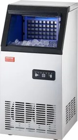 VEVOR Commercial Ice Maker Freestanding Cabinet Machine 100lbs/24H 36 Ice Cubes