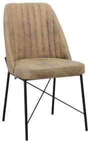Καρέκλα Τραπεζαρίας Colette Fylliana Μπέζ 48x47x83εκ. 2αδα 48x47x83 εκ.
