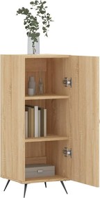 vidaXL Ντουλάπι Sonoma Δρυς 34,5x34x90 εκ. από Επεξεργασμένο Ξύλο
