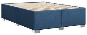 ΚΡΕΒΑΤΙ BOXSPRING ΜΕ ΣΤΡΩΜΑ ΜΠΛΕ 140X200 ΕΚ. ΥΦΑΣΜΑΤΙΝΟ 3285910