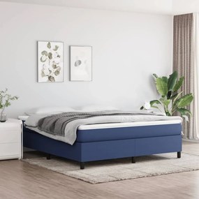 ΚΡΕΒΑΤΙ BOXSPRING ΜΕ ΣΤΡΩΜΑ ΜΠΛΕ 180X200 ΕΚ. ΥΦΑΣΜΑΤΙΝΟ 3144445