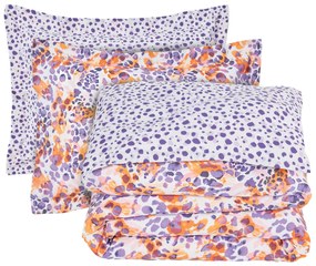 DAS HOME ΣΕΤ ΣΕΝΤΟΝΙΑ ΥΠΕΡΔΙΠΛΑ ΜΕ ΛΑΣΤΙΧΟ CASUAL 5430 ORANGE, PURPLE