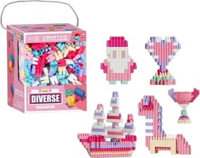 Σετ κατασκευών DIY με τουβλάκια - 560pcs - 8642-9 - 917514