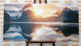 Εικόνα Milford Sound κατά την ανατολή του ηλίου - 120x60