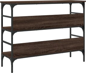 vidaXL Τραπέζι Κονσόλα Καφέ Δρυς 100x32x75 εκ. Επεξεργασμένο Ξύλο