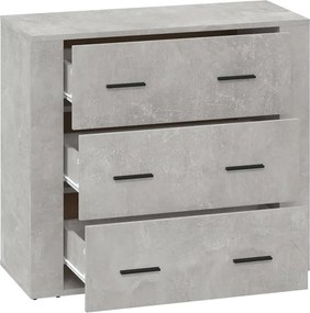 vidaXL Ντουλάπι Γκρι Σκυροδέματος 80x33x70 εκ. Επεξεργασμένο Ξύλο