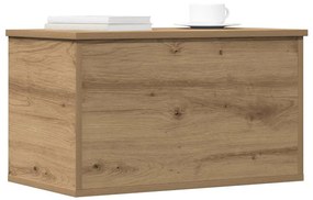 vidaXL Κουτί αποθήκευσης με αποθήκευση artisan δρυς 60 x 35 x 35 cm