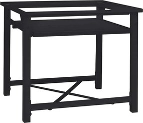 vidaXL Βάση Πλυντηρίου Ρούχων Μαύρο 60 x 56 x 52 εκ Ατσάλι