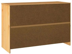 vidaXL Καφέ 114 x 43 x 75.5 εκ Μασίφ ξύλο πεύκου