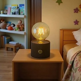 Επαναφορτιζόμενη επιτραπέζια λάμπα LED με Dimmer - YH008 - 817452 - Black
