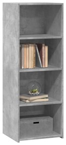 vidaXL Ντουλάπι Γκρι Σκυρ. 45x41x124 εκ. από Επεξεργασμένο Ξύλο
