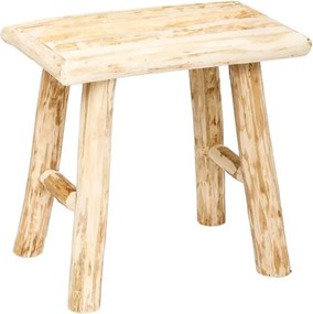 ΣΚΑΜΠΌ &amp; ΠΟΥΦ WOODY NAT SIDE STOOL ATMOSPHERA 140101