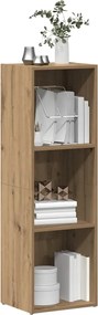 vidaXL Βιβλιοθήκη Artisan Δρυς 36x30x114 εκ. Επεξεργασμένο Ξύλο