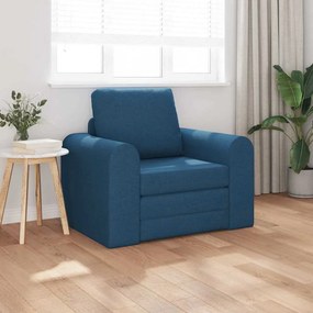 vidaXL Καναπές Κρεβάτι 2 σε 1 Μπλε 98x71x83 εκ. Ύφασμα
