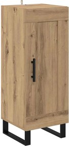 vidaXL Πλαϊνό γραφείο Artisan Oak 34,5 x 34 x 90 εκ.