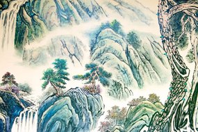 Εικόνα κινεζική ζωγραφική τοπίων - 120x80