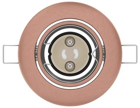 vidaXL Spotlights με προβολείς 6 pcs Χάλκινο 9 x 9 εκ. Μέταλλο