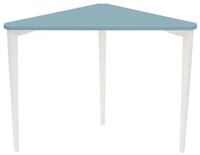 Γραφείο Γωνιακό Naja NAJAOWH13 114x85x75cm Light Blue-White