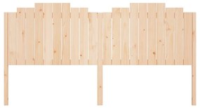vidaXL Κεφαλάρι Κρεβατιού 206x4x110 εκ. από Μασίφ Ξύλο Πεύκου