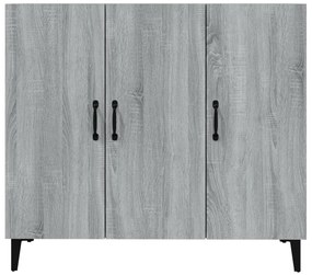 vidaXL Ντουλάπι Γκρι Sonoma 90 x 34 x 80 εκ. από Επεξεργασμένο Ξύλο