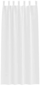 vidaXL Κουρτίνες 2 pcs Καθαρό Λευκό 260x140εκ. Πολυεστέρας