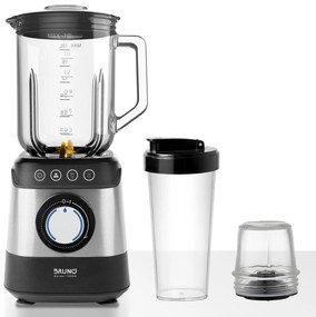 BRUNO Μπλέντερ 3 σε 1 προηγμένων λειτουργιών, BRN-0254, 1500W, 1.8L γυάλινη κανάτα, 6 λεπίδες, inox-