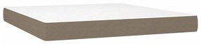 ΚΡΕΒΑΤΙ BOXSPRING ΜΕ ΣΤΡΩΜΑ TAUPE 160X200 ΕΚ. ΥΦΑΣΜΑΤΙΝΟ 3130525