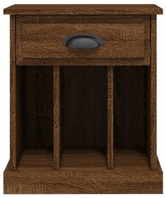 vidaXL Κομοδίνο Καφέ Δρυς 43x36x50 εκ.