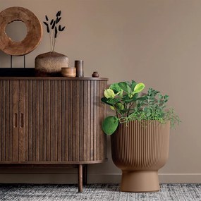 Γλάστρα - κασπώ χάλκινη Y36,5x∅29,8εκ