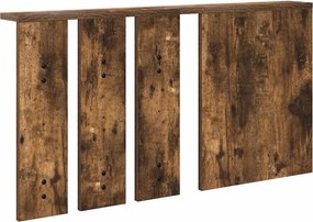 vidaXL Τοίχου Κρεμάστρα Καπνιστή δρυς 85 x 10 x 45 εκ.